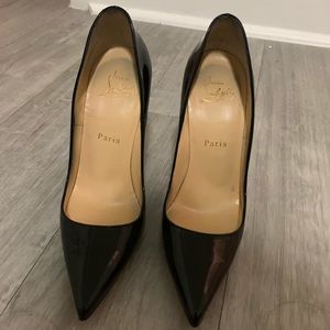 Christian Louboutin So Kate Black Heels 6.5 36.5